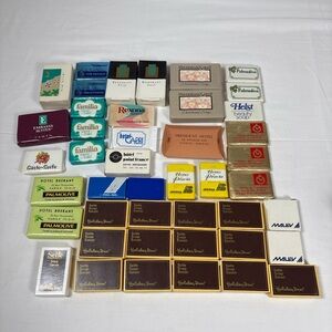 Vintage European Hotel Amenity Soap Lot – 37 Bars –